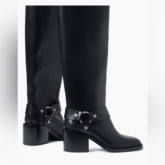 Loeffler Randall Audrey 70MM Leather Knee High Boots - Picture 3 of 16